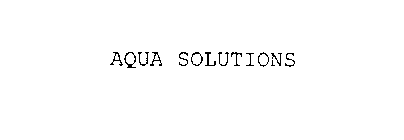 AQUA SOLUTIONS