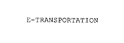 E-TRANSPORTATION