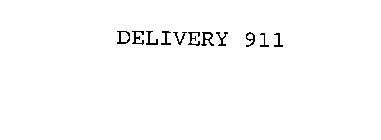 DELIVERY 911