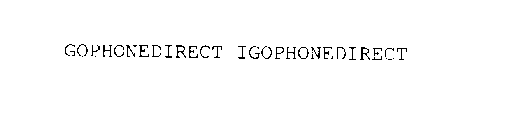 GOPHONEDIRECT IGOPHONEDIRECT