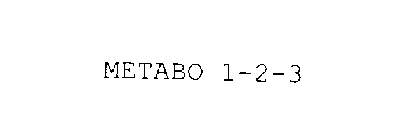 METABO 1-2-3