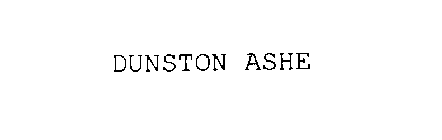 DUNSTON ASHE