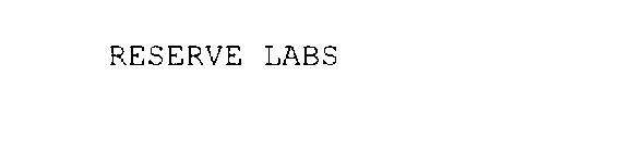 RESERVE LABS