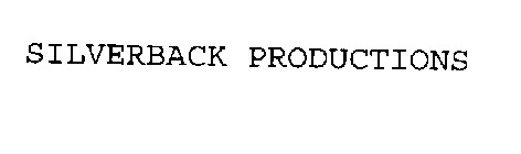 SILVERBACK PRODUCTIONS