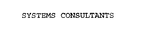 SYSTEMS CONSULTANTS