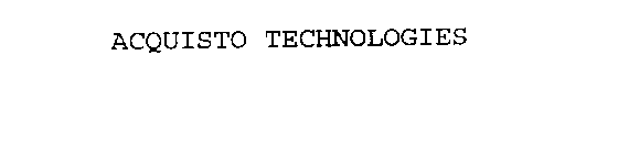 ACQUISTO TECHNOLOGIES