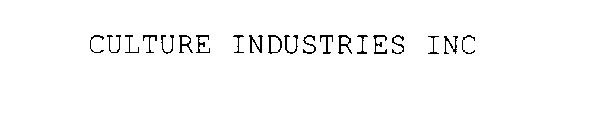 CULTURE INDUSTRIES INC