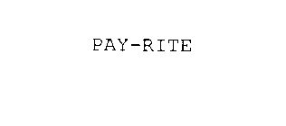 PAY-RITE
