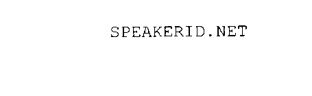 SPEAKERID.NET