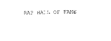 RAP HALL OF FAME