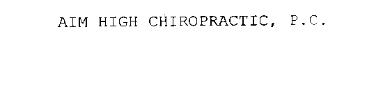 AIM HIGH CHIROPRACTIC