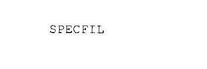 SPECFIL