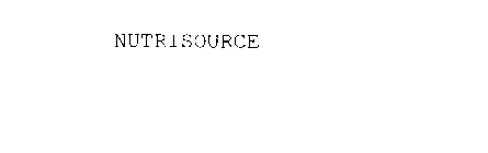 NUTRISOURCE