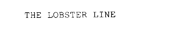 THE LOBSTER LINE