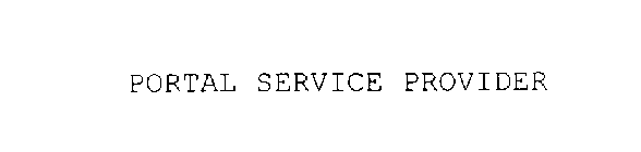 PORTAL SERVICE PROVIDER