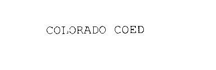 COLORADO COED