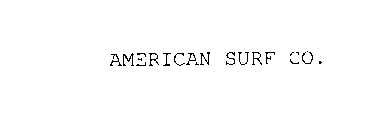 AMERICAN SURF CO.