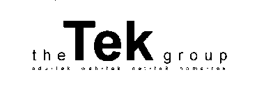 THE TEK GROUP EDU TEK WEB TEK NET TEK HOME TEK