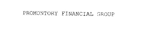 PROMONTORY FINANCIAL GROUP