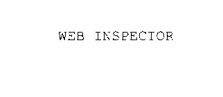 WEB INSPECTOR