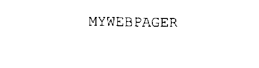 MYWEBPAGER