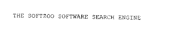 THE SOFTZOO SOFTWARE SEARCH ENGINE