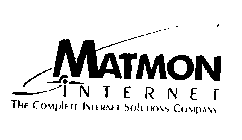 MATMON INTERNET THE COMPLETE INTERNET SOLUTIONS COMPANY