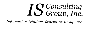 IS CONSULTING GROUP, INC.