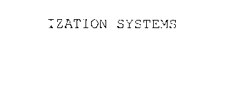 IZATION SYSTEMS