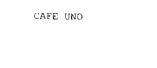 CAFE UNO