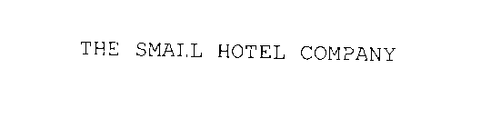 THE SMALL HOTEL COMPANY