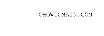 CHOWDOMAIN.COM