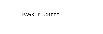 PAWKER CHIPS