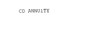 CD ANNUITY