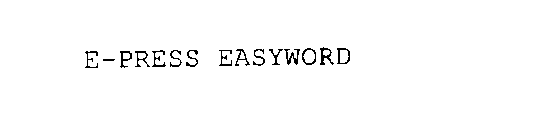 E-PRESS EASYWORD