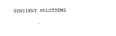 SENTIENT SOLUTIONS