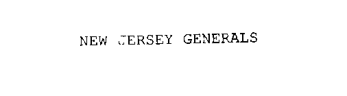 NEW JERSEY GENERALS