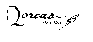 DORCAS ACTS (9:36) CF