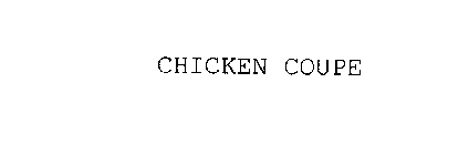 CHICKEN COUPE