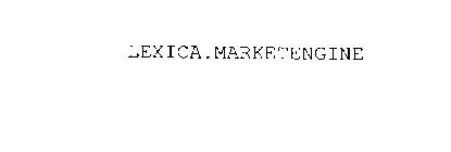 LEXICA.MARKETENGINE