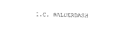 I.C. BALDERDASH