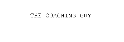 THE COACHING GUY