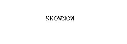 KNOWNOW