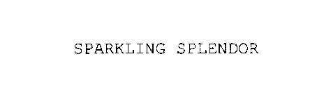 SPARKLING SPLENDOR