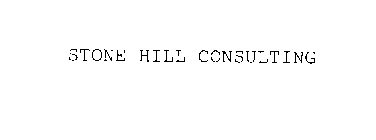 STONE HILL CONSULTING