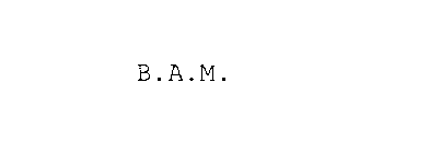 B.A.M.