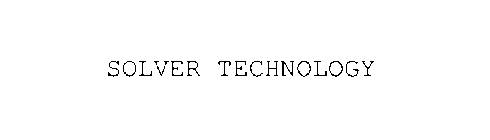 SOLVER TECHNOLOGY