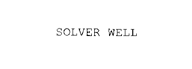 SOLVER WELL