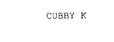 CUBBY K