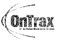 ONTRAX ONLINE RAILCAR MAINTENANCE SOLUTION